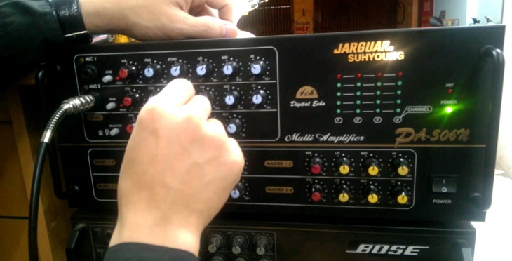 chỉnh amply chưa chính xác